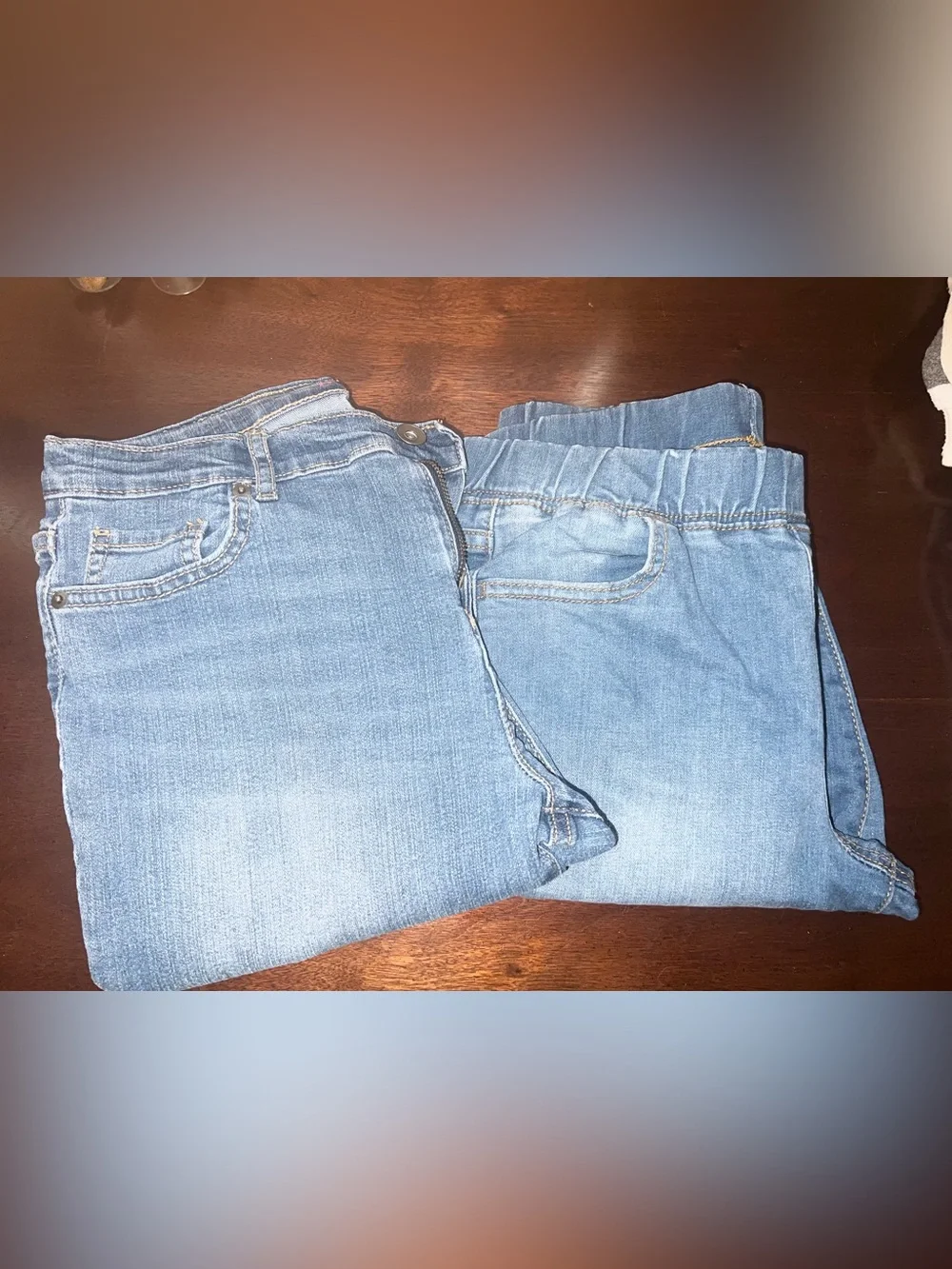 Lot of 2 The Children's Place/Cat & Jack Girls Jeans 14 plus